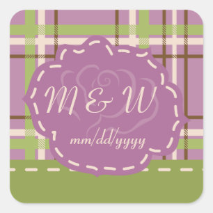 Stickers Mariage de jardin de campagne