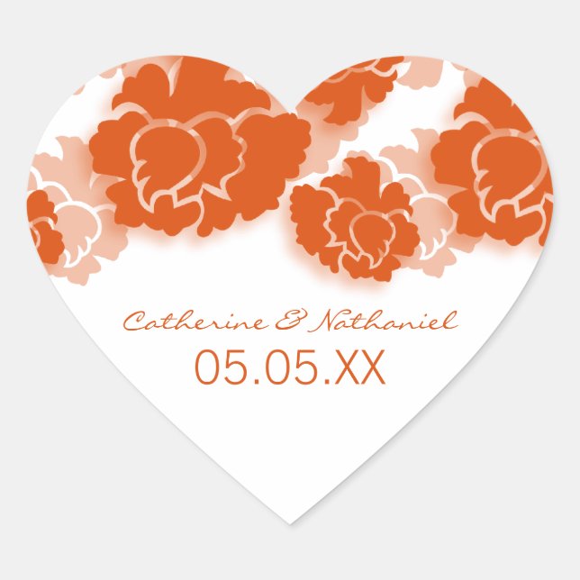Stickers Mariage Décadence Florale (Devant)