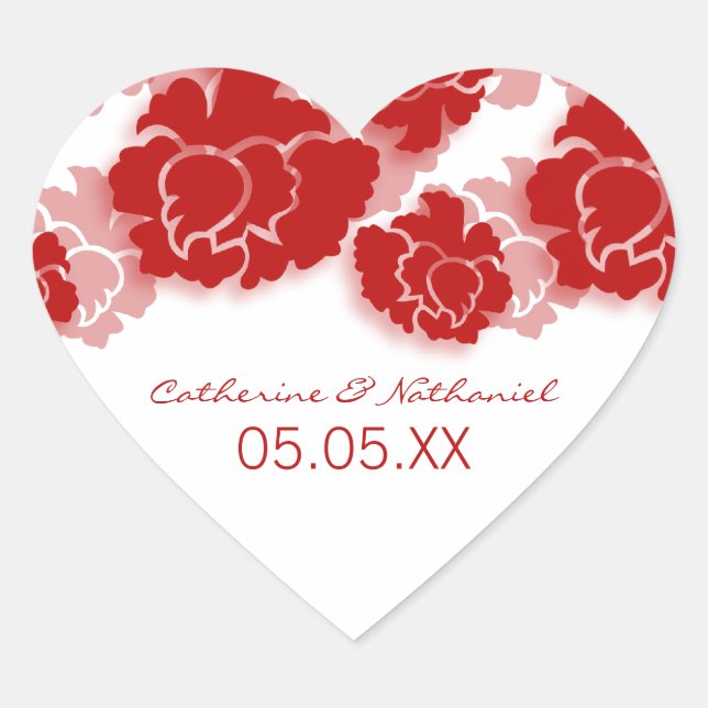 Stickers Mariage Décadence Florale (Devant)