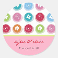 Stickers Mariage d'été Dots Fuzzy & Maisies
