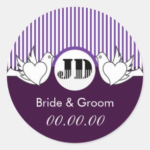 Stickers Mariage Doves