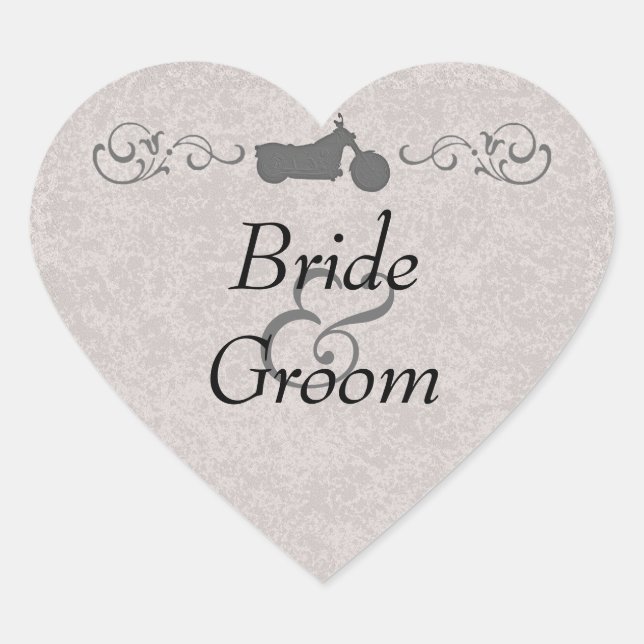 Stickers mariage élégant pour les couples de motar (Devant)