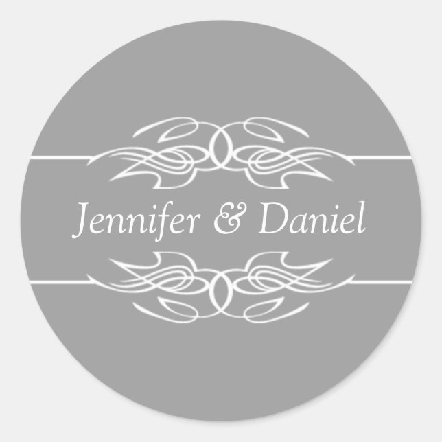 Stickers mariage Enveloppe Sceller Mariage Et Sall (Devant)