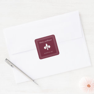 Stickers Mariage Fleur de Lis