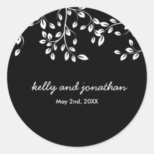 Stickers Mariage Floral élégant