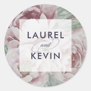 Stickers Mariage Floral Jardin Anglais