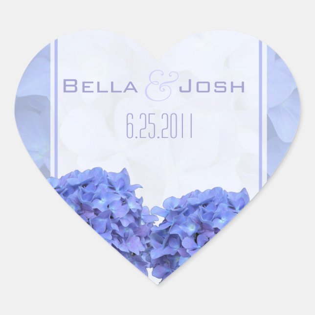 Stickers Mariage Hydrangeas (Devant)