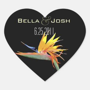 Stickers Mariage Oiseau du Paradis