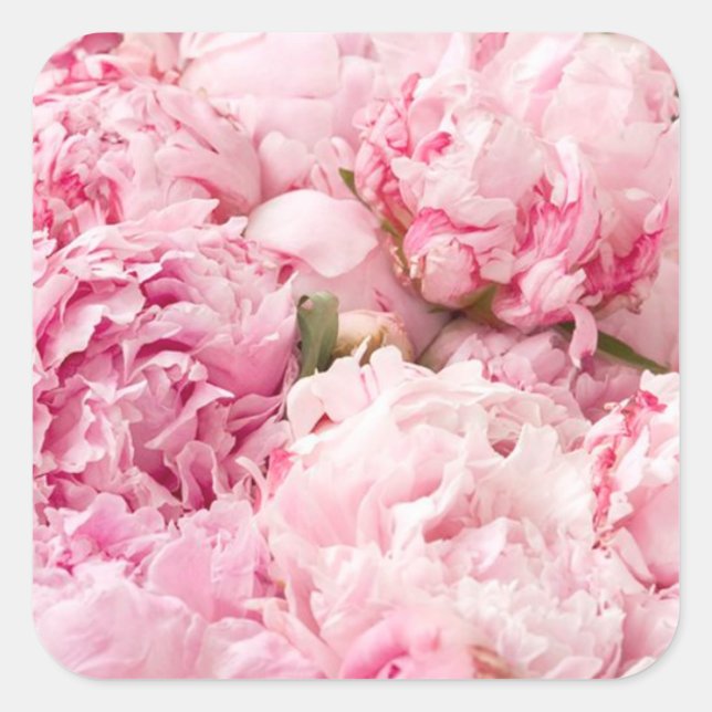 Stickers Mariage Peony Rose (Devant)