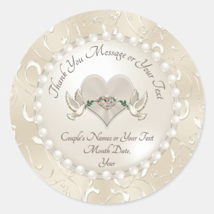 Stickers mariage personnalisé Merci étonnant