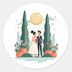 Stickers Mariage Romance Garden