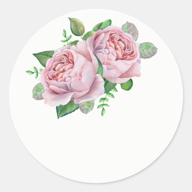 Stickers mariage rose Favor (Devant)
