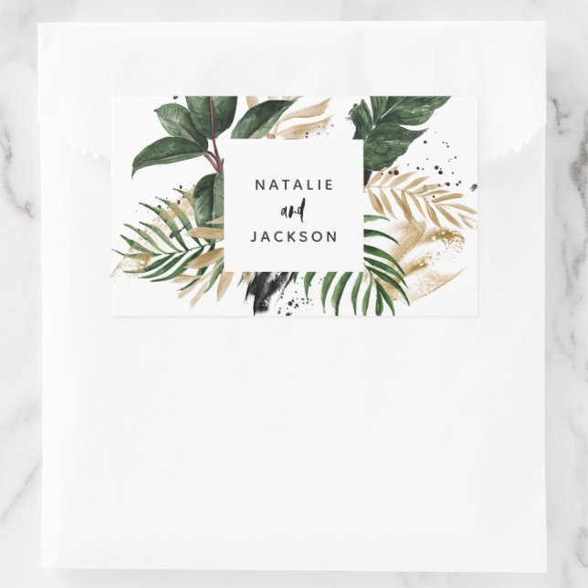 stickers mariage tropical Abstrait (Sac)