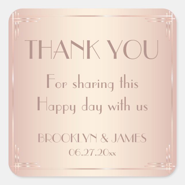 Stickers Mariage vintage (Devant)