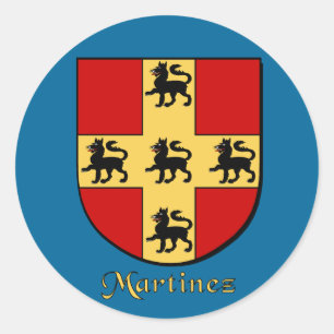Stickers Martinez Family Shield