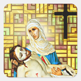 stickers mary et jesus