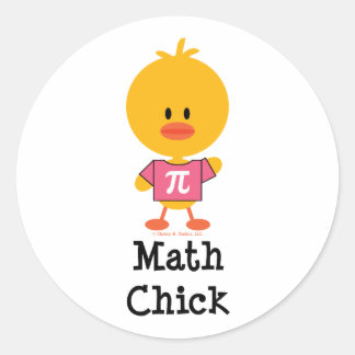 Stickers Math Chick