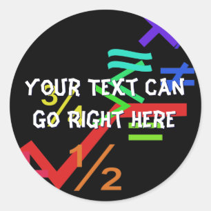 Stickers mathématiques