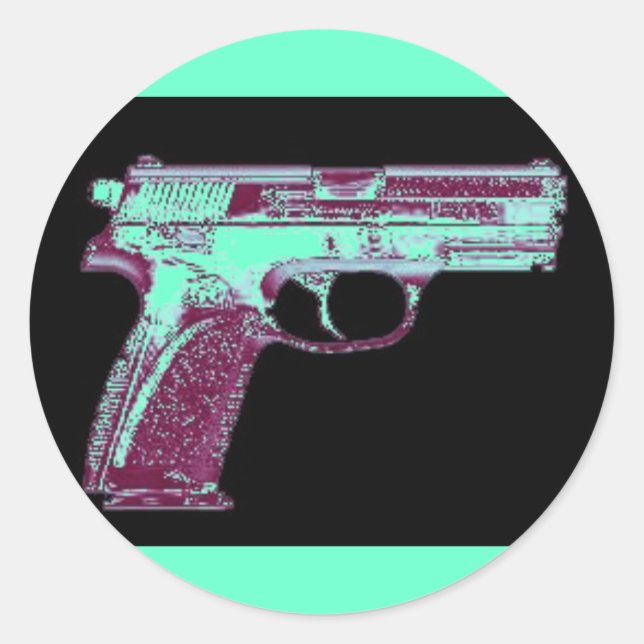 Stickers MB Pink Gun (Devant)
