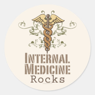 Stickers Médecine interne Rocks Caduceus