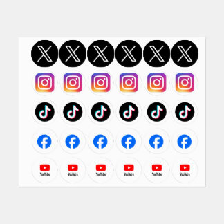Stickers médias sociaux