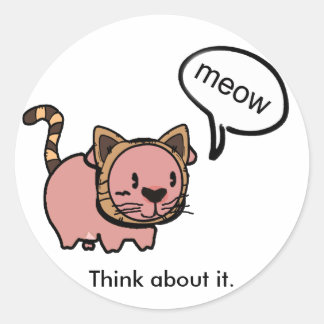 Stickers Meow Pig