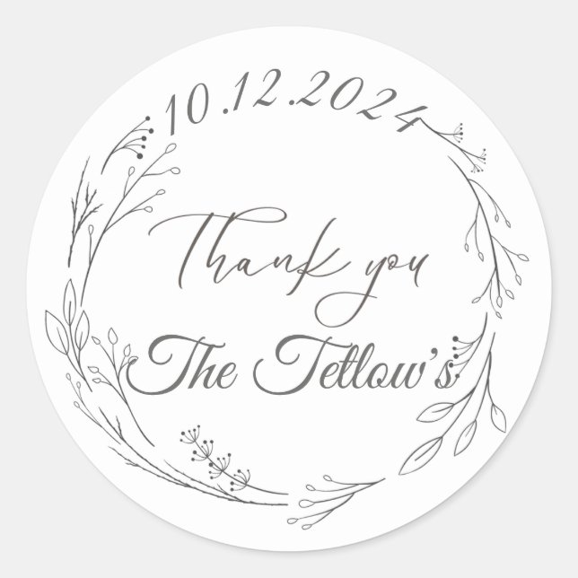 Stickers Merci (Devant)