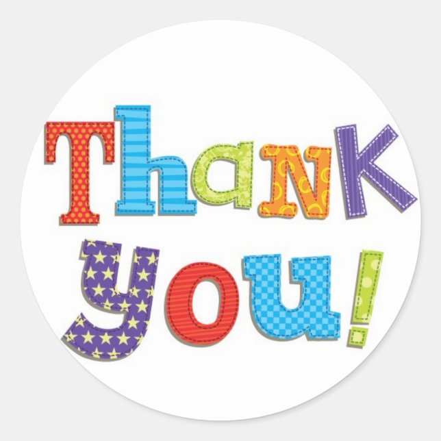 Stickers Merci (Devant)