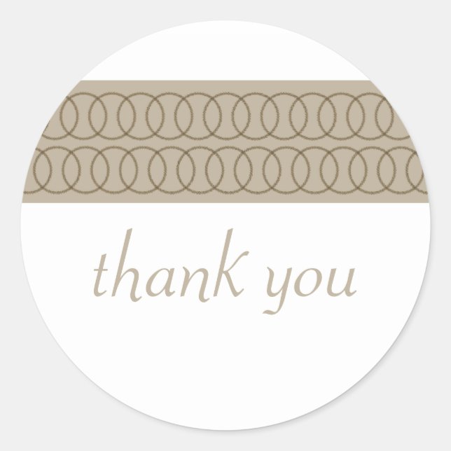 Stickers Merci Cercle d'amour (Devant)