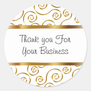 Stickers Merci client classique