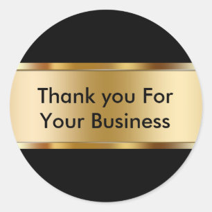 Stickers Merci client classique