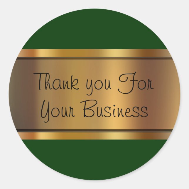 Stickers Merci client classique (Devant)