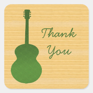 Stickers Merci de guitare Green Country