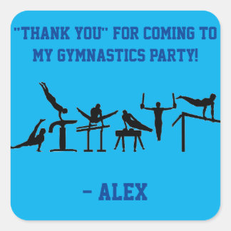 Stickers "Merci" de la Gymnastique Blue BOYS