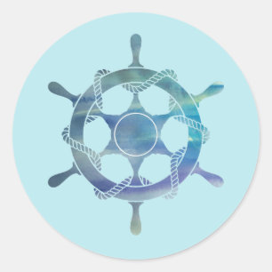 Stickers Merci de la partie de roue marine