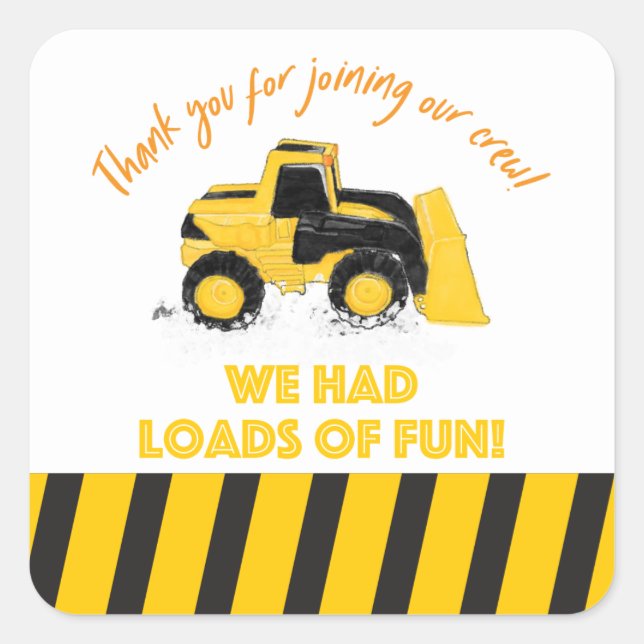 Stickers Merci du chantier (Devant)