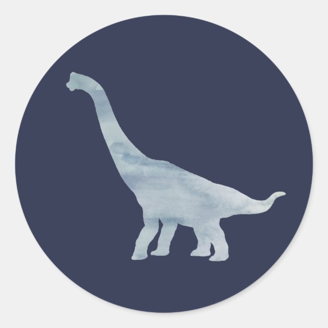 Stickers Merci du parti Brachiosaurus Dinosaur (Devant)