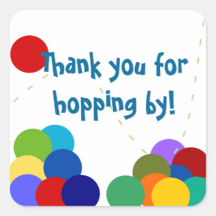 Stickers Merci du Parti rebondissant