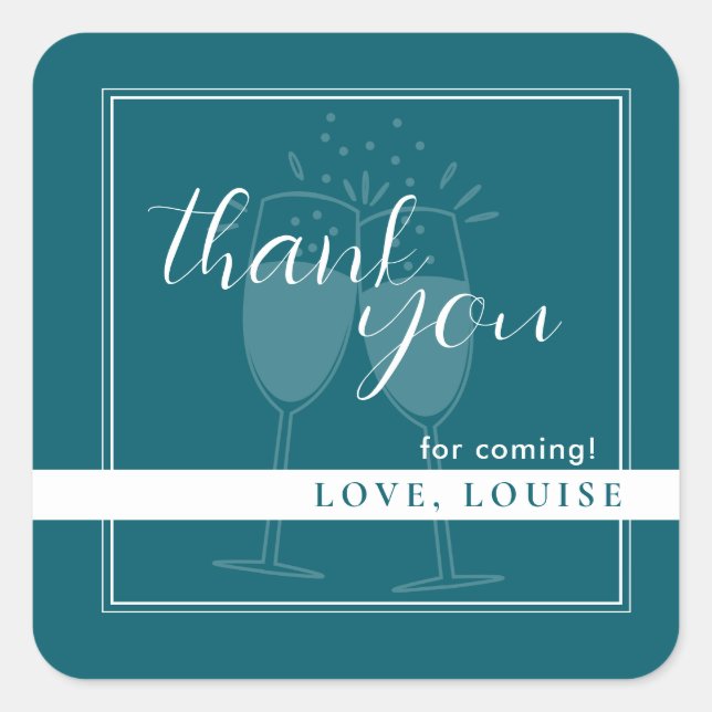 Stickers Merci essence profonde (Devant)