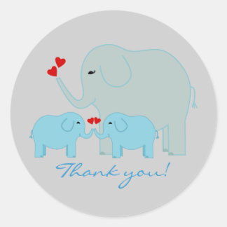 Stickers Merci jumeaux