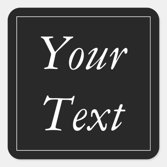 Stickers Merci noir & blanc et Favoriser les Étiqu (Devant)