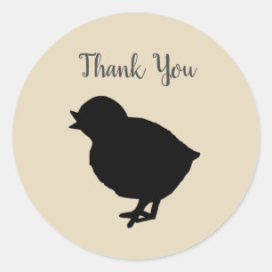 Stickers Merci Peep du Barnyard Farm Party