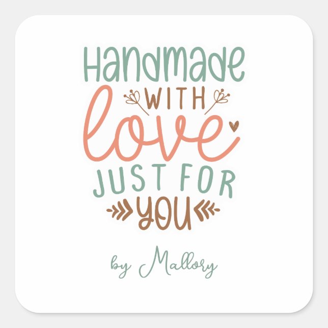 Stickers Merci pour petites entreprises personnali (Devant)