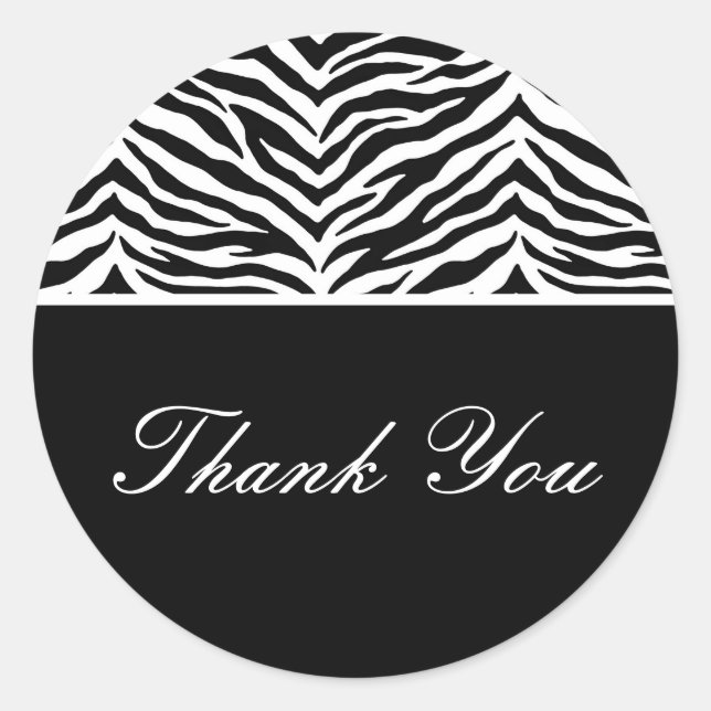 Stickers Merci Safari (Devant)