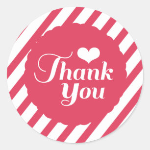 Stickers Merci XOXO Love Valentine Party