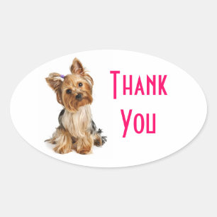Stickers Merci Yorkshire Terrier Chien Chien Chien