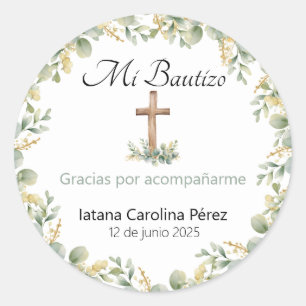 Stickers Mi Bautizo - Stickers Baptême Espagnol