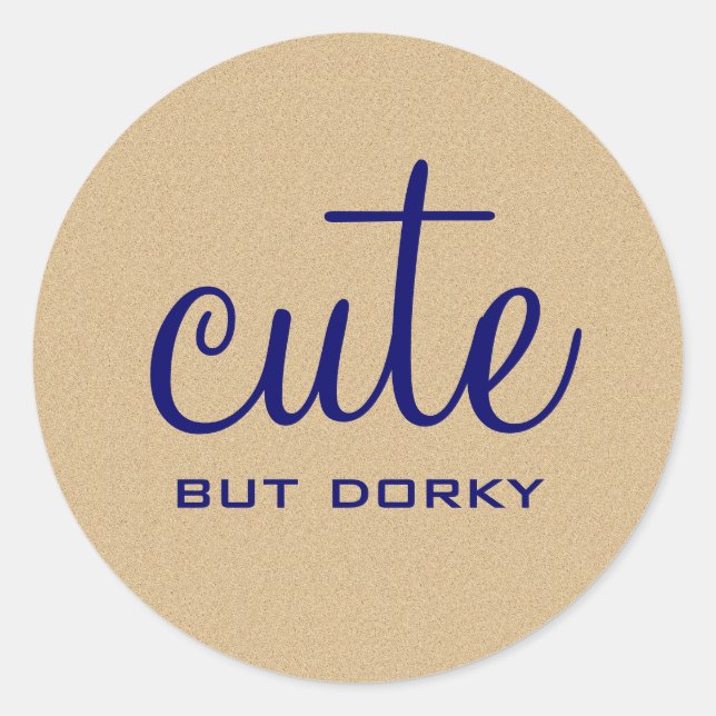 Stickers Mignons Mais Dorés (Devant)