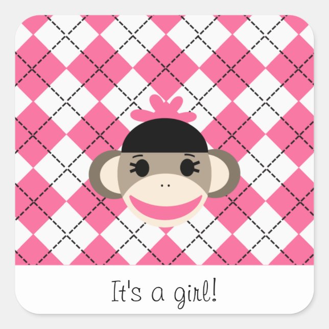 Stickers Mignons Par Le Sock Monkey Shoppe (Devant)