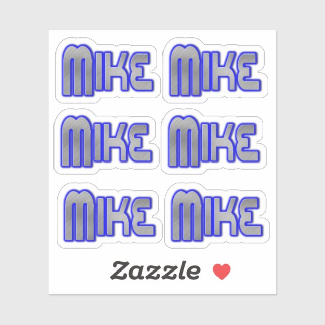 Stickers Mike (Feuille)